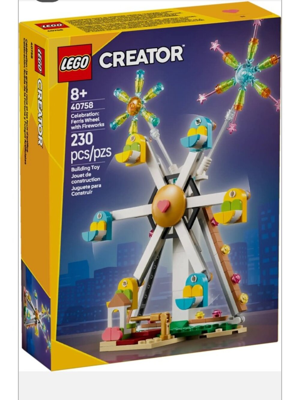 Lego Celebration: Ferris Wheel with Fireworks (40758) GWP New/Sealed